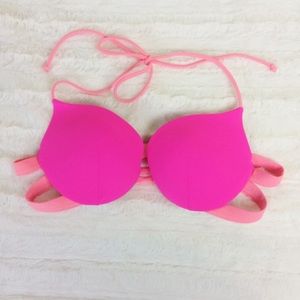 VS PINK bikini top halter double banded